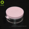 Plastic container compact loose powder jar with sifter